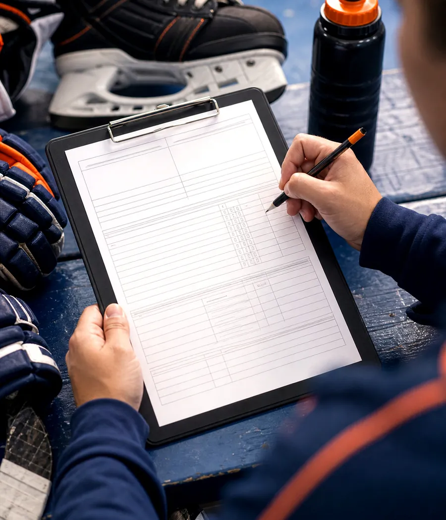 Performance benchmark evaluation clipboard
